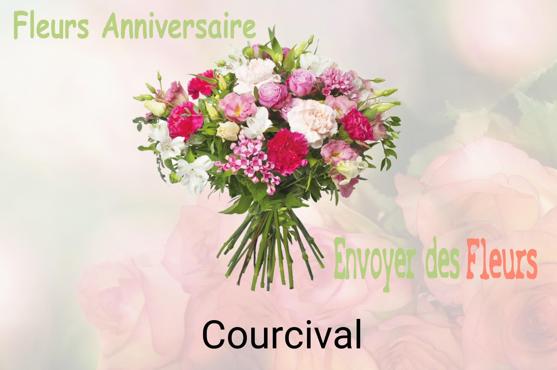 Bouquet de fleurs d’anniversaire livré à Courcival